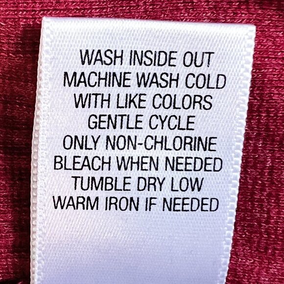 Women's SO Sweater | Pullover | Hooded | Red | Size Medium | V-Neck Top - Picture 9 of 9